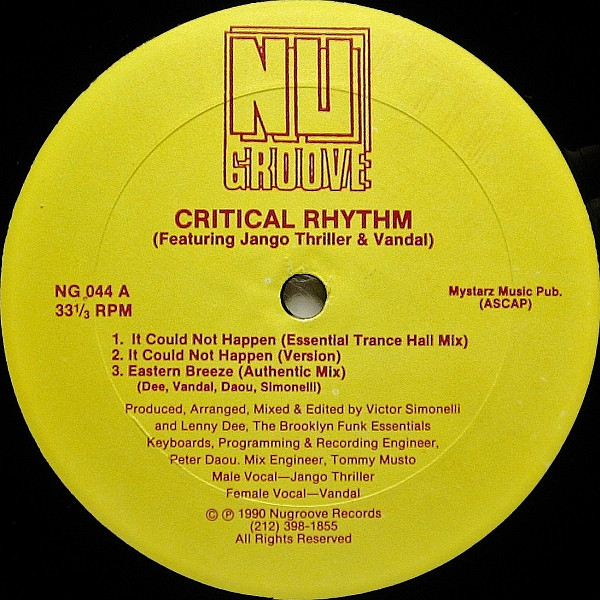 CRITICAL RHYTHM